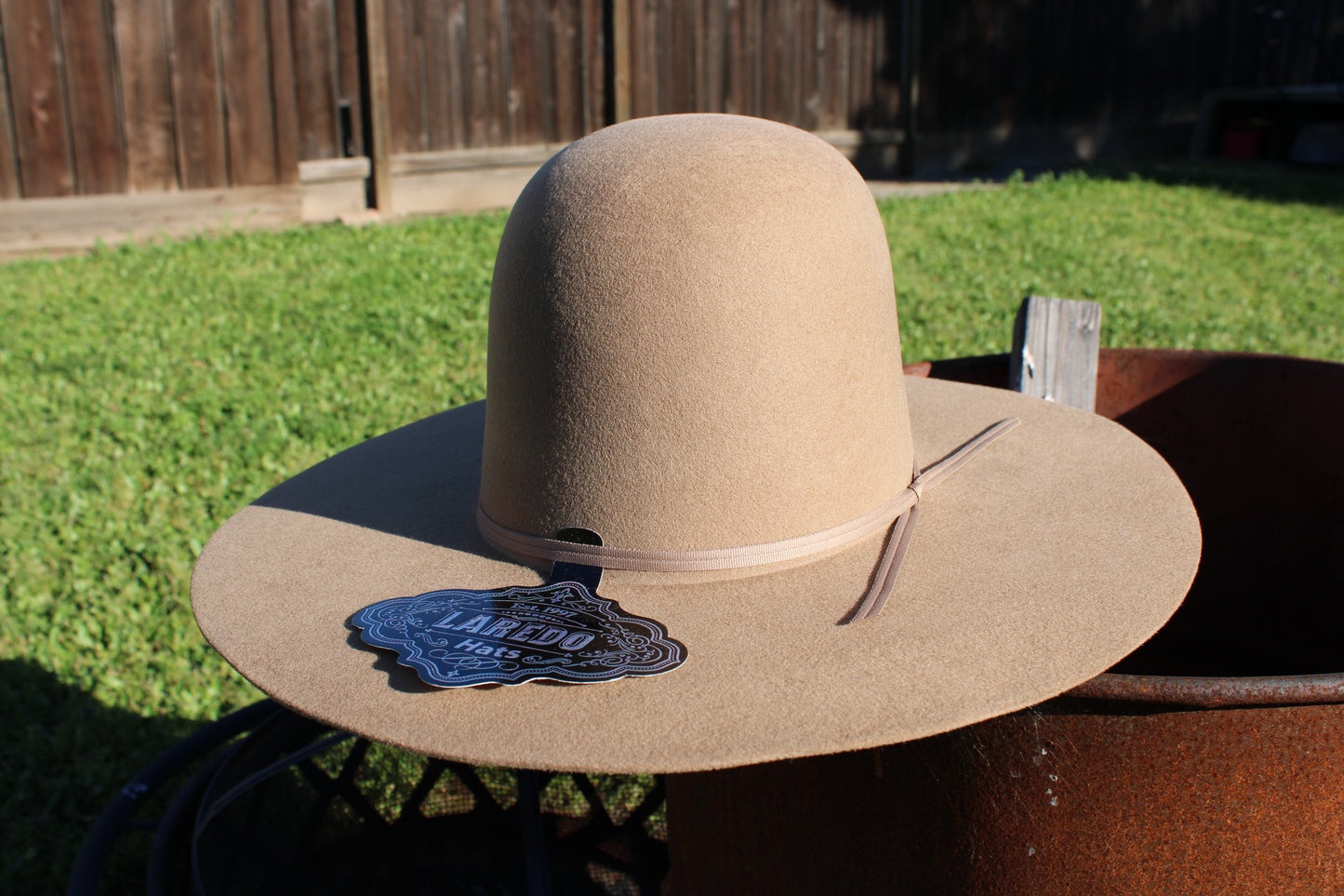 Laredo Hats Wool Felt Hat Open Regular Crown Pecan