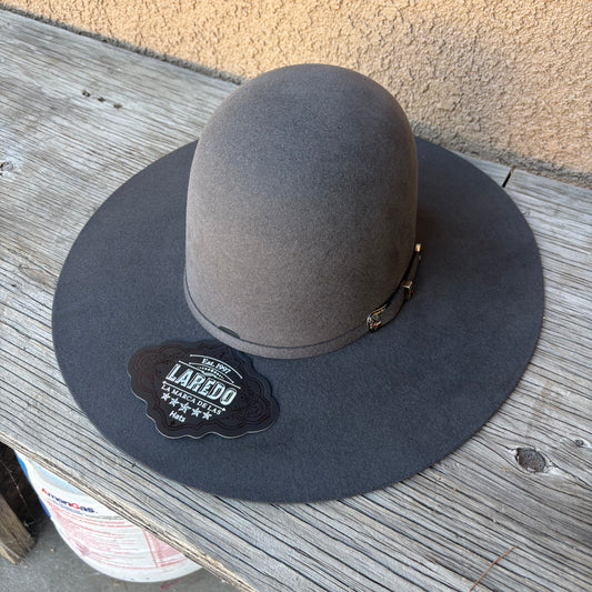 Laredo Hats Wool Felt Open Regular Crown Charcoal