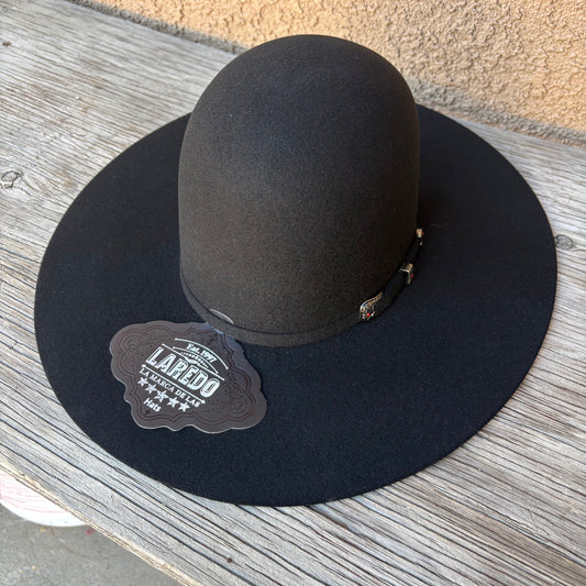 Laredo Hats Wool Felt Open Regular Crown Black