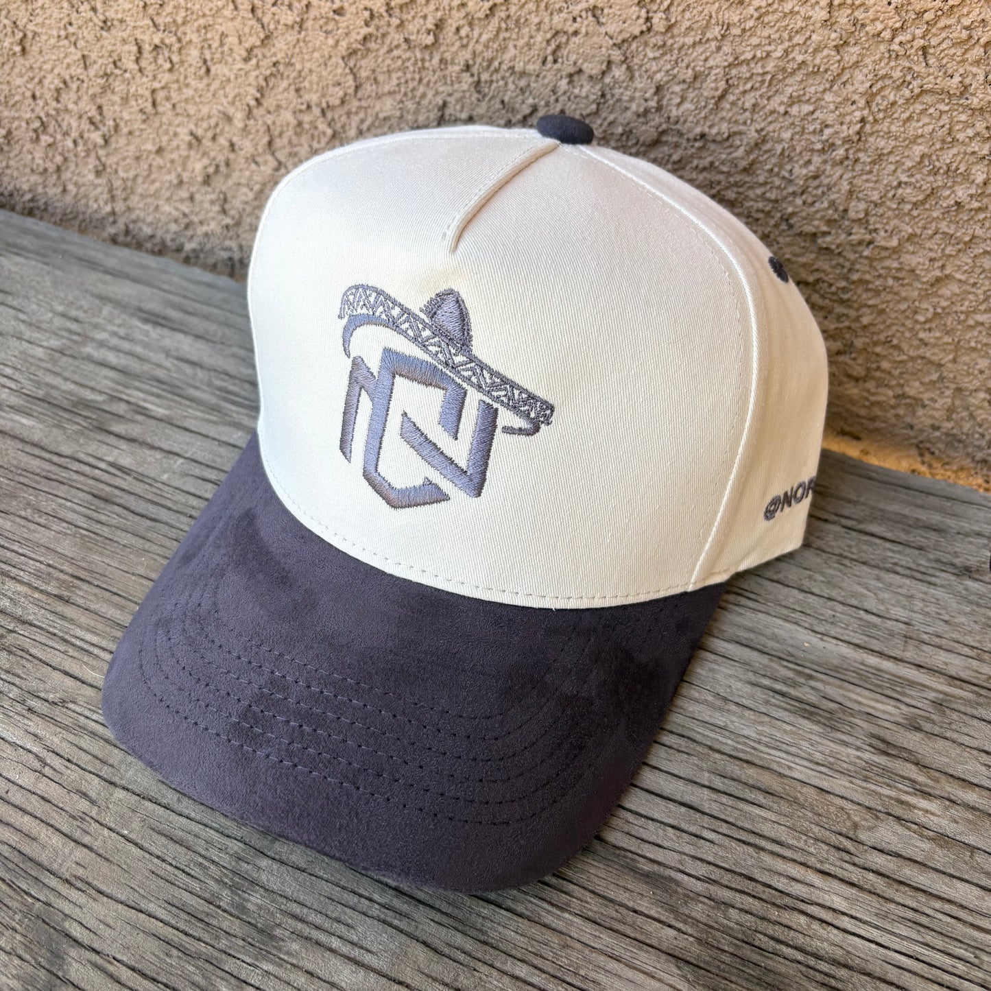NorCal Hats Suede SnapBack Grey/Cream