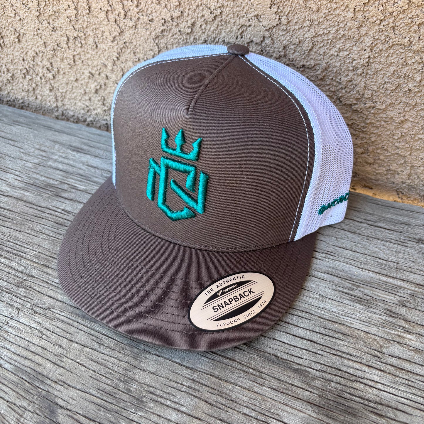 NorCal Hats SnapBack Brown/ Blue Green